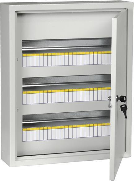 Щит навесной IEK ЩРН 54 модуля с металлической дверцей и замком IP31 ...