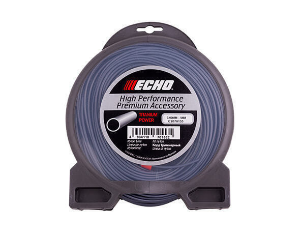 Леска для триммера Корд триммерный Echo Titanium Power Line 3.0мм х 56м ...