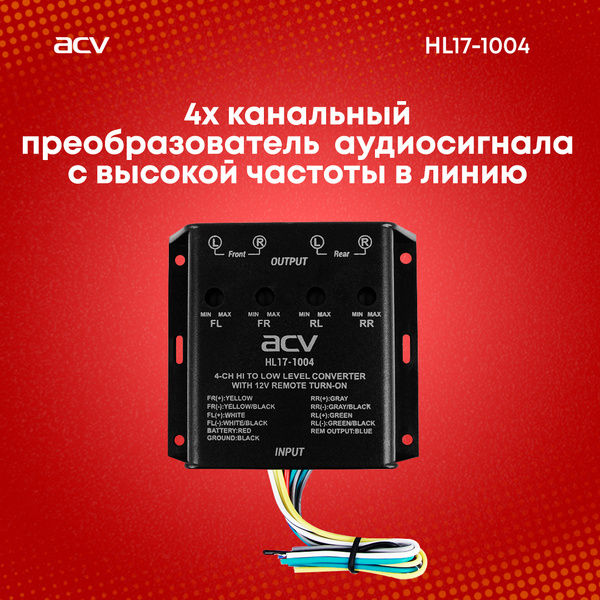 Адаптер переходник с высокой частоты в линию ACV HL17-1004 / 4-х ...