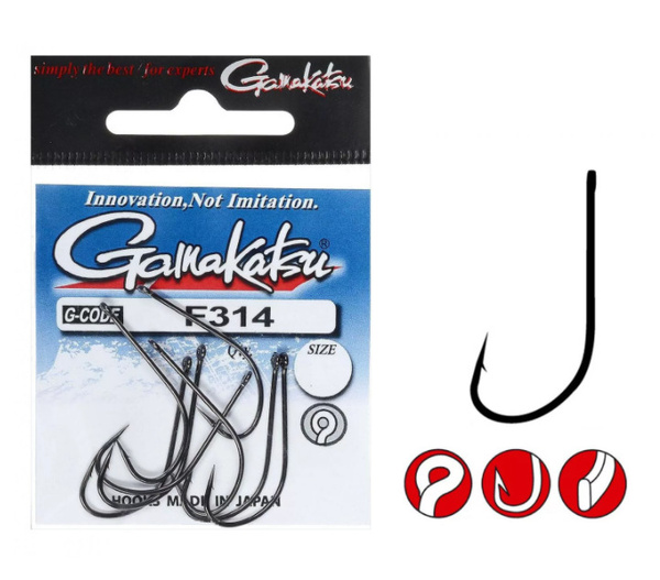 Крючки Gamakatsu Hook F314 №10 12 шт. - купить с доставкой по выгодным ...