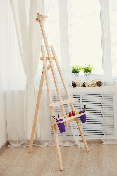 Мольберт Лира DINART 175 см ( со съёмным центром ) с полочкой и ...