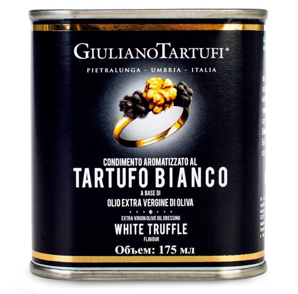 Масло оливковое с белым трюфелем Giuliano Tartufi Extra Virgine 175 мл ...