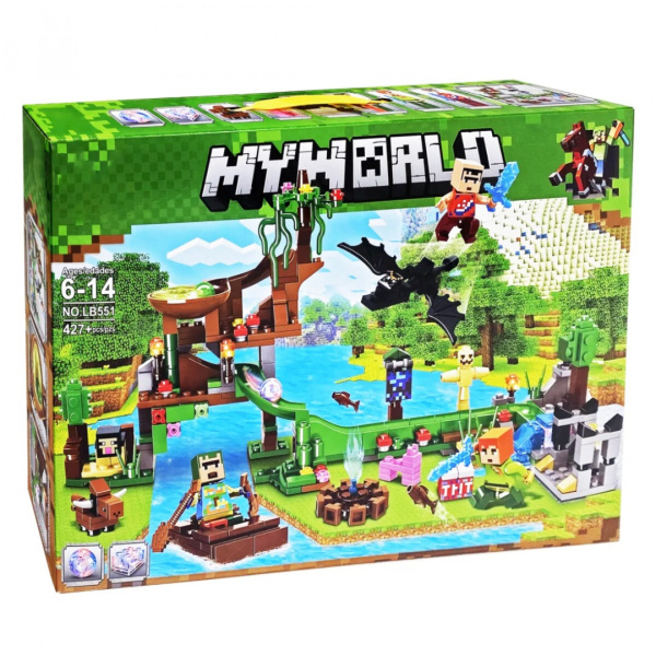 Конструктор Майнкрафт My World, "Ферма", 427 деталей (совместим с ...