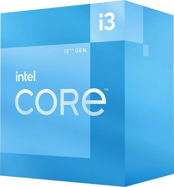 Процессор Intel BX8071512100 Core i3 12-го поколения, BOX (с кулером ...