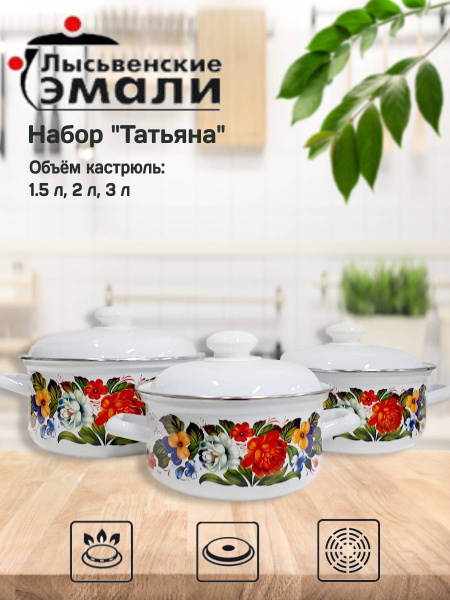 Набор посуды для приготовления Лысьва - купить с доставкой по выгодным ...