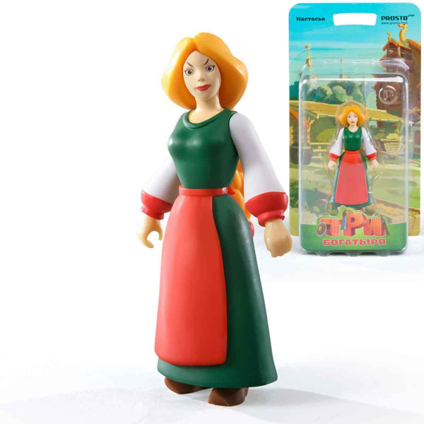 Фигурка коллекционная игрушка Три Богатыря Настасья, 361910, PROSTO ...