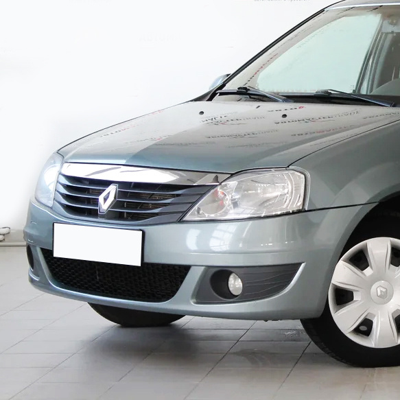 Бампер передний в цвет для Рено Логан 1 Renault Logan 1 фаза 2 (2009 ...