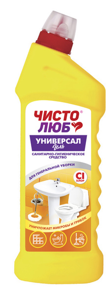Чистолюб Универсал Санитарный гель для чистки сантехники 750 л - купить ...