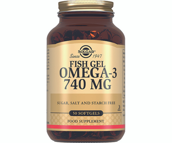 Solgar Капсулы "Рыбий жир 740 мг" (Fish Gel Omega-3 740 mg Softgels ...