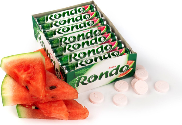 Конфеты драже Rondo освежающие, Арбуз, 14 шт х 30 г - купить с ...
