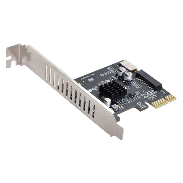 Разъем USB 31 Type-E на передней панели и карта USB 20 для PCI-E 1X ...
