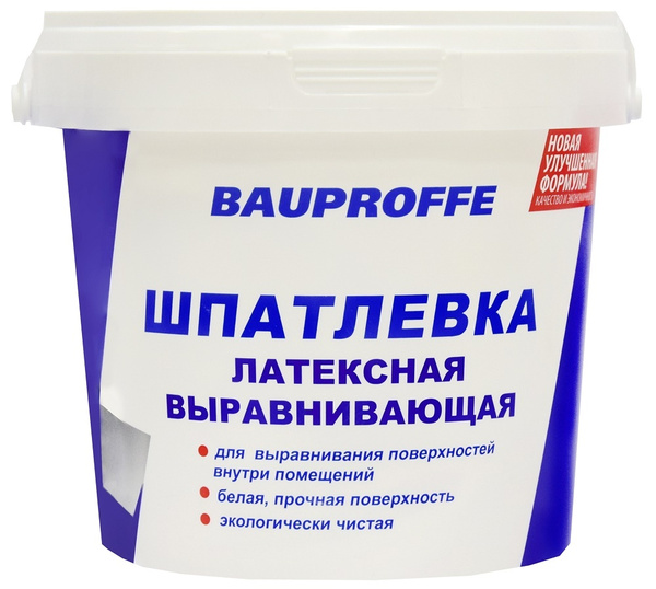 Шпатлевка (шпаклевка) латексная BAUPROFFE для выравнивания поверхностей .