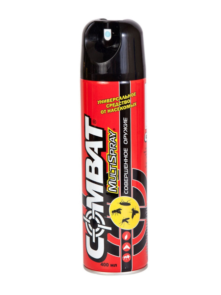 Combat Инсектицидный аэрозоль универсальный MultiSpray с запахом лимона ...