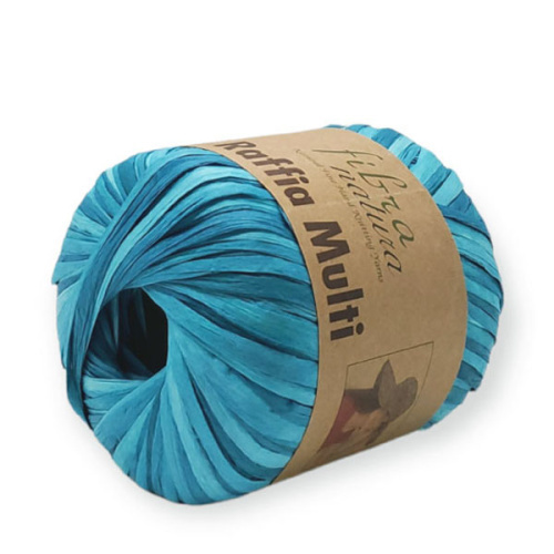 Пряжа Fibra Natura Raffia Multi (фибра натура Рафия Мульти), 11721, для ...
