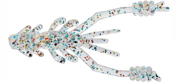 Силиконовая приманка REINS RING SHRIMP 2 Цв. 152 Super Glow All Stars ...