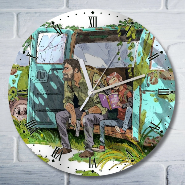 Настенные часы УФ игры the last of us 2 одни из нас 2 (ласт оф ас 2 ...