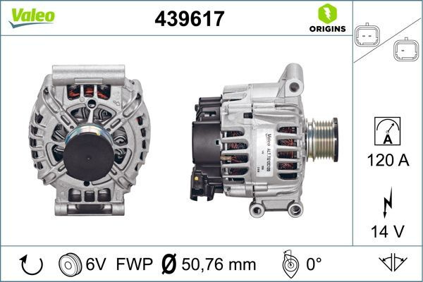 Генератор Новый VALEO 439617 - Valeo арт. Valeo_439617 - купить по ...