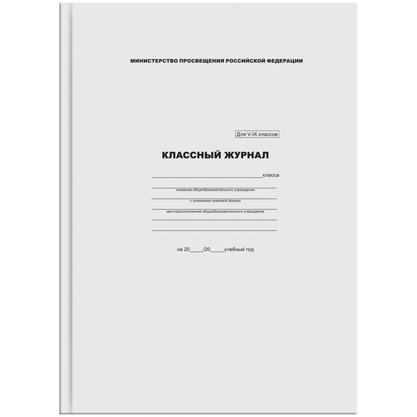 Классный журнал ArtSpace для 5-9 классов, 7БЦ, офсетная бумага - купить ...