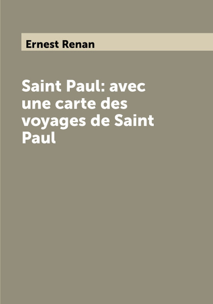 Saint Paul Avec Une Carte Des Voyages De Saint Paul