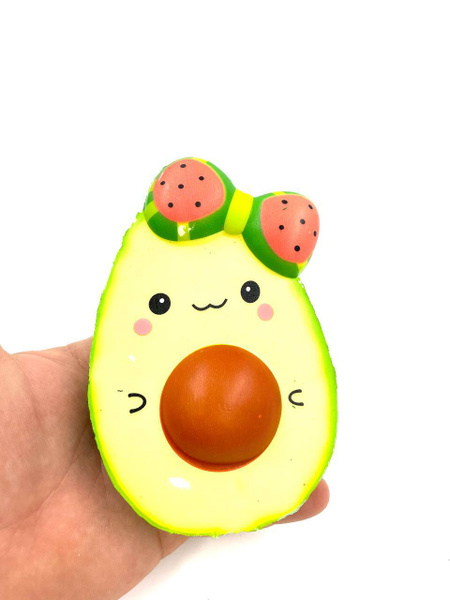 Сквиш антистресс половинка Авокадо. - купить с доставкой по выгодным ...