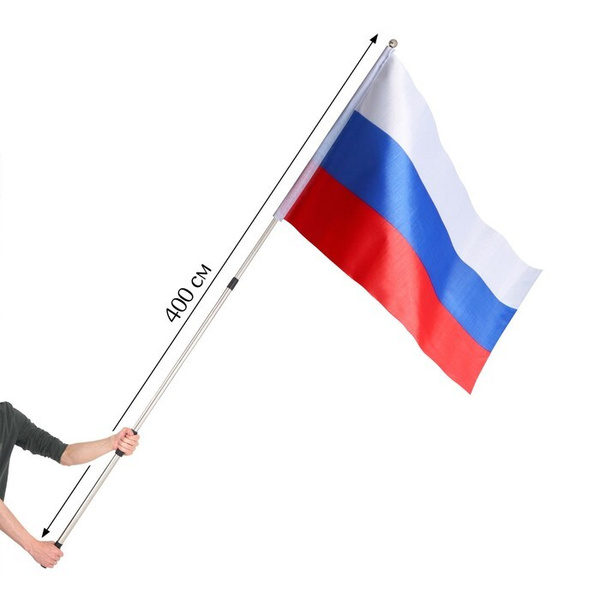Древко для флага, 4 м, 1 шт. - купить Флагшток по выгодной цене в ...