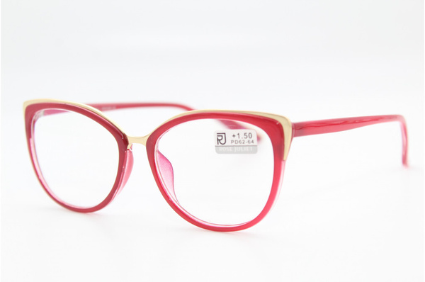 Готовые очки для зрения с покрытием "антиблик" (красные) - купить с ...