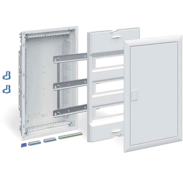 Abb uk660e3 скачать чертеж Шкаф встраиваемый ABB UK630V3RU на 36(+6) модулей с винтовыми клеммами IP31 2CPX