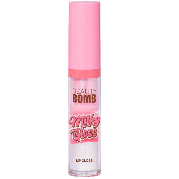 Beauty Bomb Блеск для губ Milky Gloss, тон 01 Strawberry Cheesecake ...