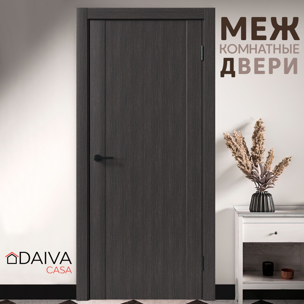 Межкомнатная дверь DAIVA casa, цвет Каньон Браун, 2000х800 мм, Bolivar ...