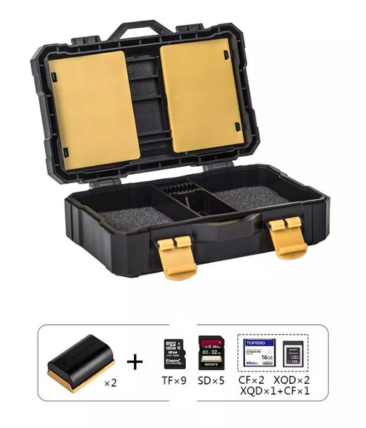 Кейс для аккумуляторов и карт памяти / водонепроницаемый ударопрочный ...