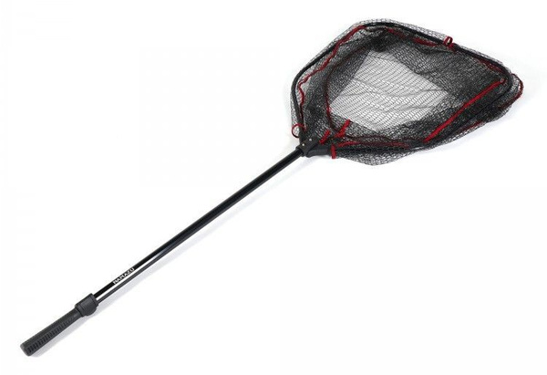 Подсачек складной телескопич. Namazu Pro NoKnot Net PVC, L-160 см ...