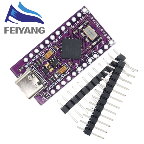 микроконтроллер Ардуино Arduino Pro Micro ATMEGA32U4-AU/MU 5 В/16 МГц ...