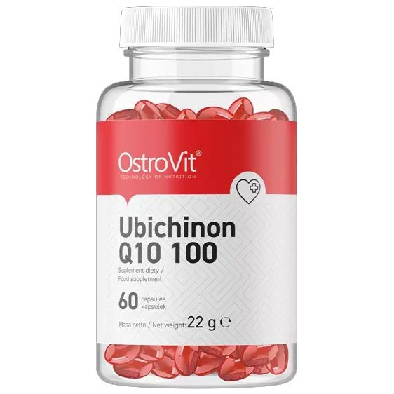Коэнзим Q10 (убихинон) OstroVit Ubichinon Q10 100 mg капсулы 60 шт ...