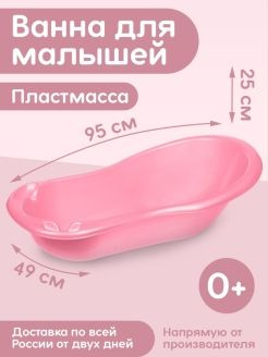 Ванночка для купания новорожденных пластиковая детская для малыша ...
