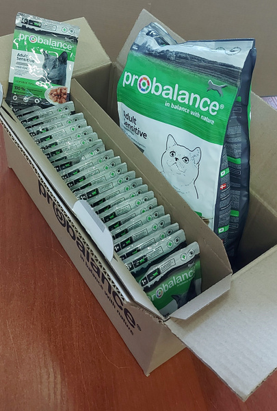 Сухой и консервированный корм Probalance Sensitive, чувствительное ...