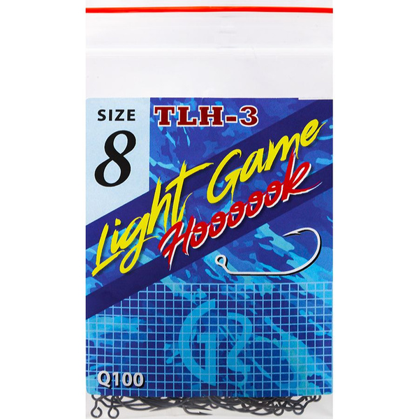 Крючки форелевые для джиг-головок G2 Light Game Hook #8, 100 шт / Ловля ...