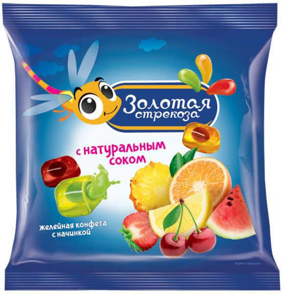 Конфеты желейные Золотая стрекоза 500гр - купить с доставкой по ...