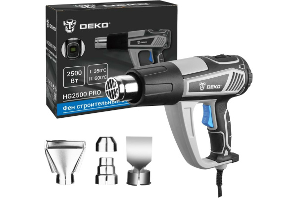 Строительный фен DEKO HG2500 PRO электроинструмент, подарок на день ...