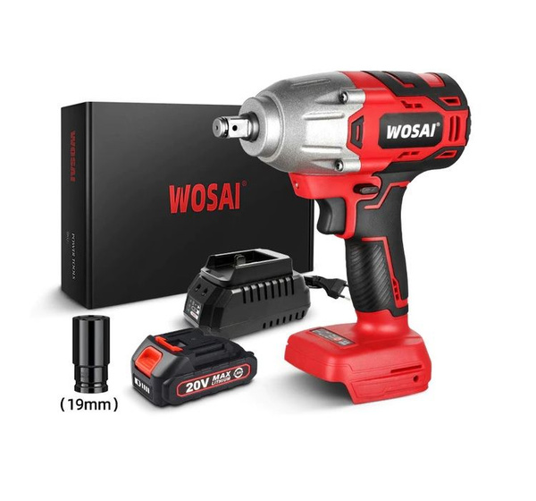 Аккумуляторный ударный гайковерт VVOSAI (WOSAI) 20В 2Ач WS-L5-C1-1P ...