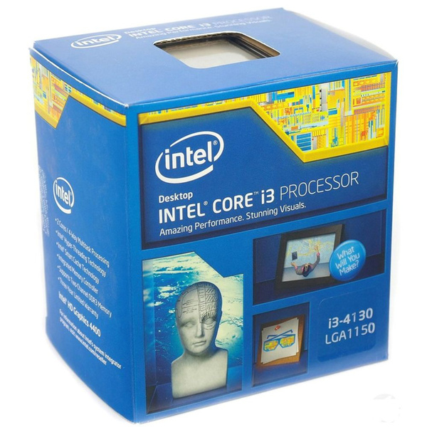 Процессор Intel Core i3 4-го поколения, BOX (с кулером), 2 яд., 3.4 ГГц ...