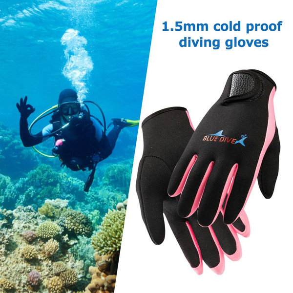 Перчатки для дайвинга 1.5MM для холодной погоды (розовые) (M) купить по ...