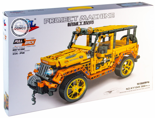 Конструктор машина Внедорожник Jeep Wrangler Orange (Джип Вранглер ...