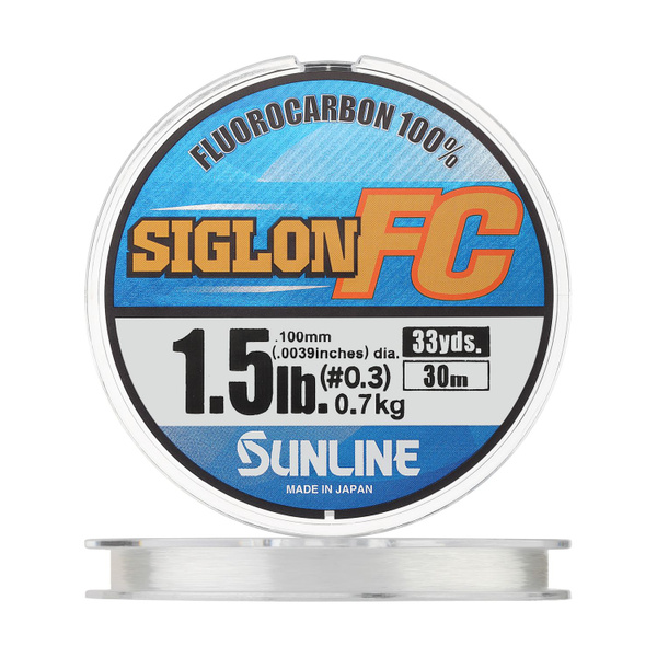 Флюорокарбоновая леска для рыбалки Sunline Siglon FC 2020_0.3, 1 шт. по ...