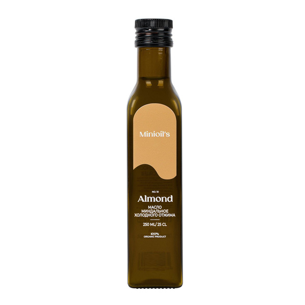Масло Миндальное Minioil's холодного отжима нерафинированное 250 мл ...