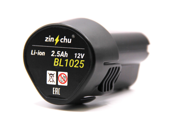 Аккумулятор Zinchu 12v для шуруповерта BL1013/1025 12V 2.5Ah Li-ion ...