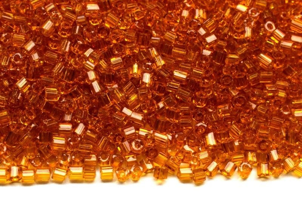 Бисер Preciosa Чехия (20 г) Рубка 10070 янтарный прозрачный, 10/0 ...