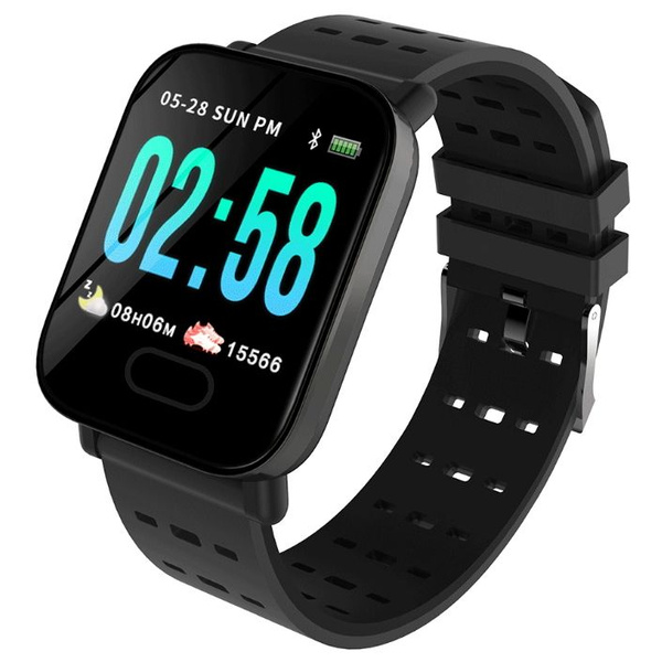 Умный фитнес-браслет WearFit A6 / Смарт-часы для спорта / С измерением ...