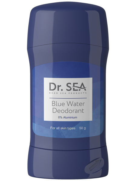 Dr. Sea/ Натуральный мужской стик дезодорант BLUE WATER, без алюминия с ...