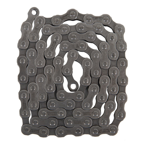 Велосипедная цепь MAYA 24 , 1/2" x 1/8" 112 звена, с замком, инд. упак ...