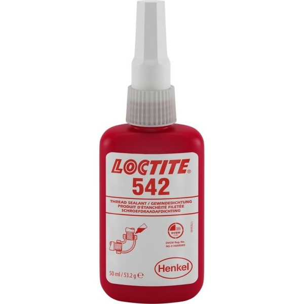 Резьбовой уплотнитель Loctite 542 текучий 50мл 246613 - купить по ...